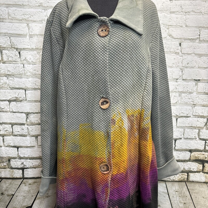 Art Of Cloth Audrey Jacke, Multi, Size: 1X