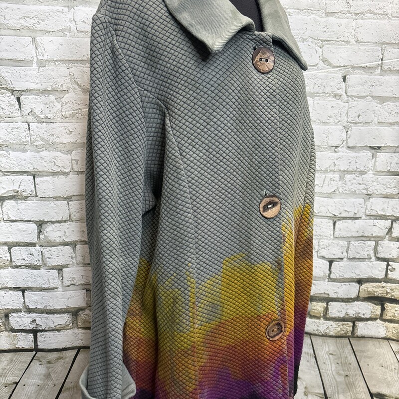 Art Of Cloth Audrey Jacke, Multi, Size: 1X