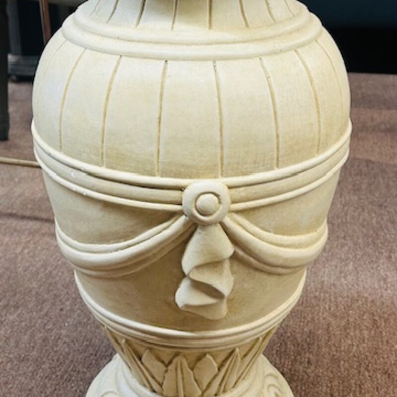 Resin Stone Look Ornate Vase
Cream
Size: 11 x 24H