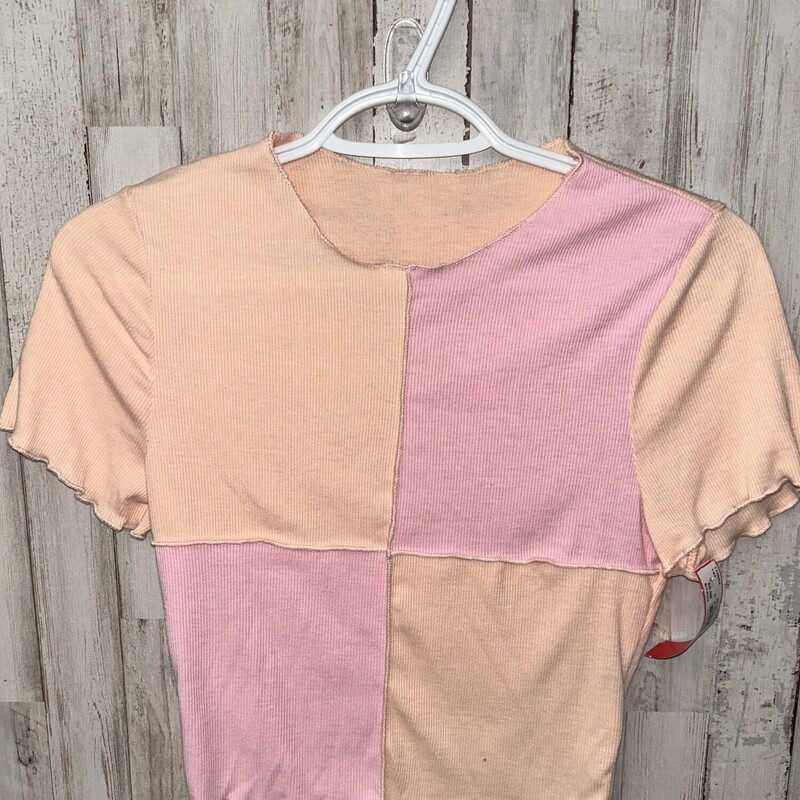 S Orange/Pink Colorblock