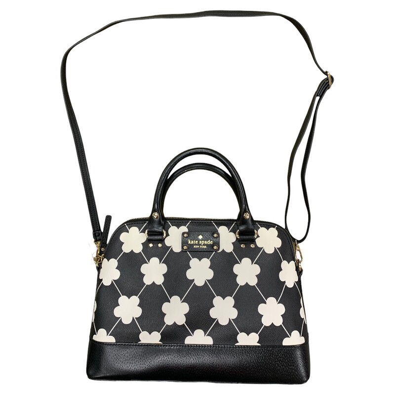 Kate Spade, Blk/whit, Size: M