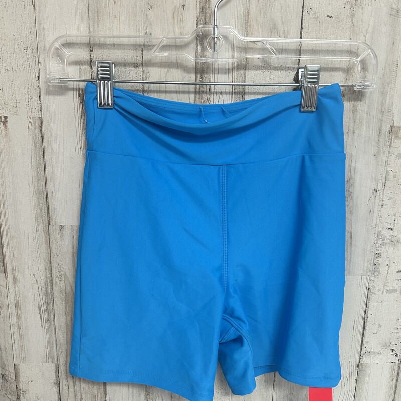 XXS Aqua Blue Biker Short, Blue, Size: Ladies XXS