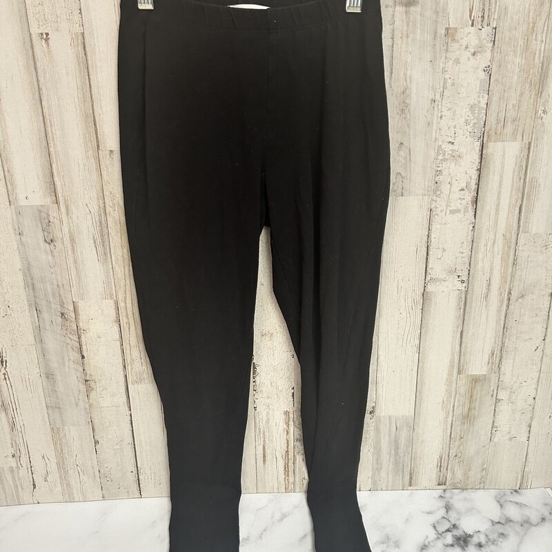 S Black Cotton Leggings