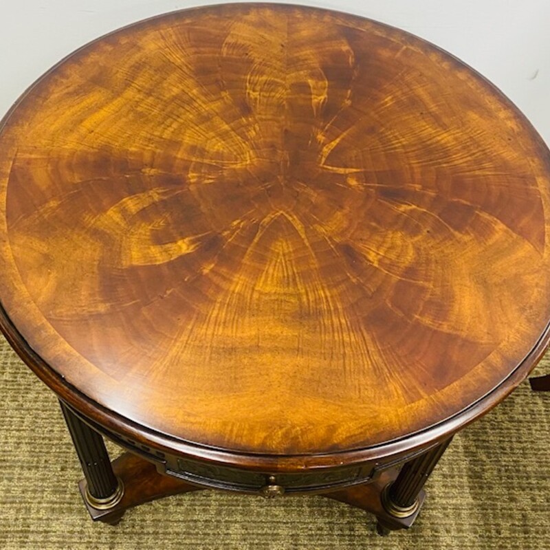 Theo Alexander Accent Table
Brown Burl Wood
Size: 26x30H
Retail $3200
Exquisite!
Coordinating Pieces Sold Separately