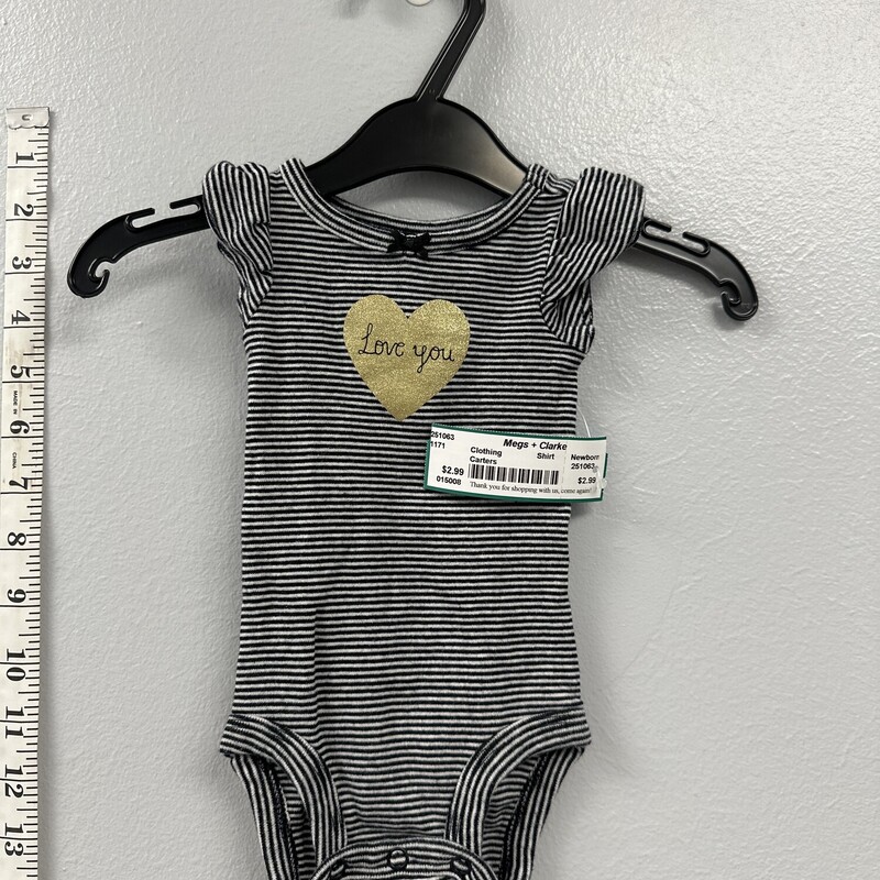 Carters, Size: Newborn, Item: Shirt