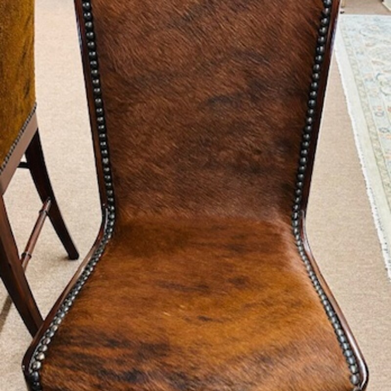 Century Furniture Live Edge Table and  6 Theo Alexander Sweep Cowhide Chairs

Browns Black Silver Accent Base
Table Size: 80 x 40 x 30H
6 Armless Cowhide Chairs Size: 20 x 24 x 42H
Seat Height: 20H
Retail $19,000 New