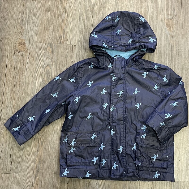 Joe Fresh Lined Rain Jack, Navy, Size: 3Y