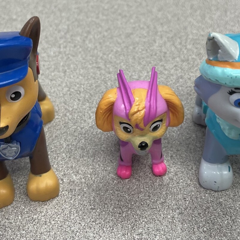 Paw Patrol Figures, Multi, Size: 3Y+
Includes three characters.