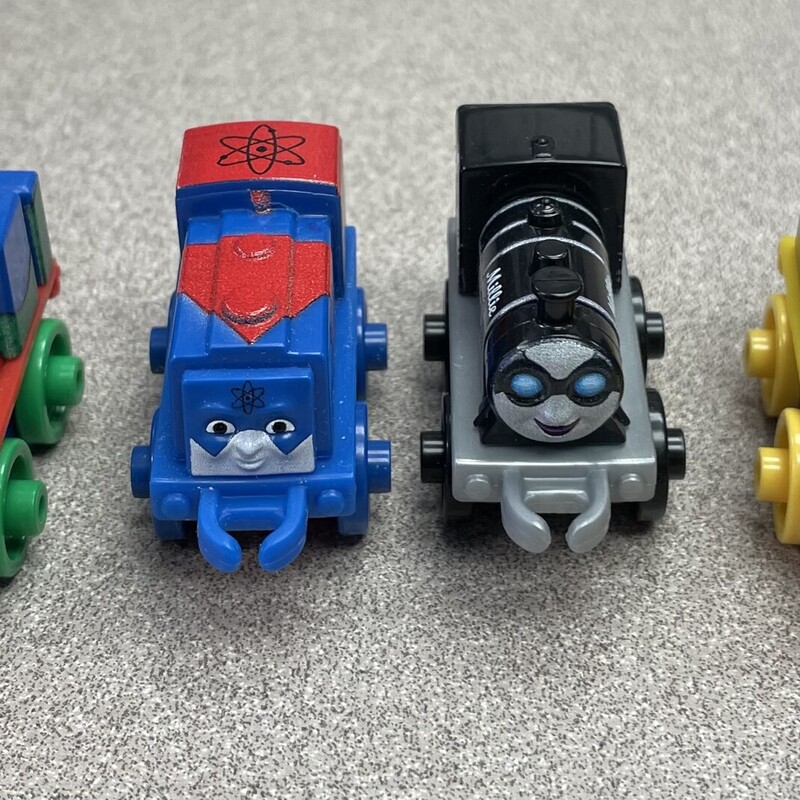 Mini Dc Train Collection, Multi, Size: 4pcs