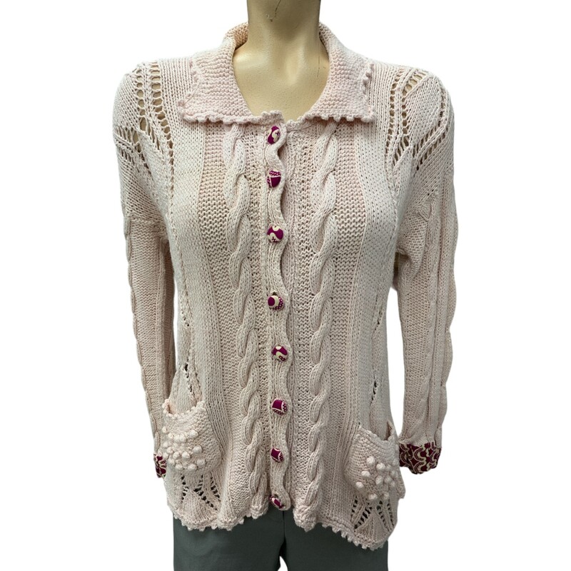 Crochet, Pink, Size: L