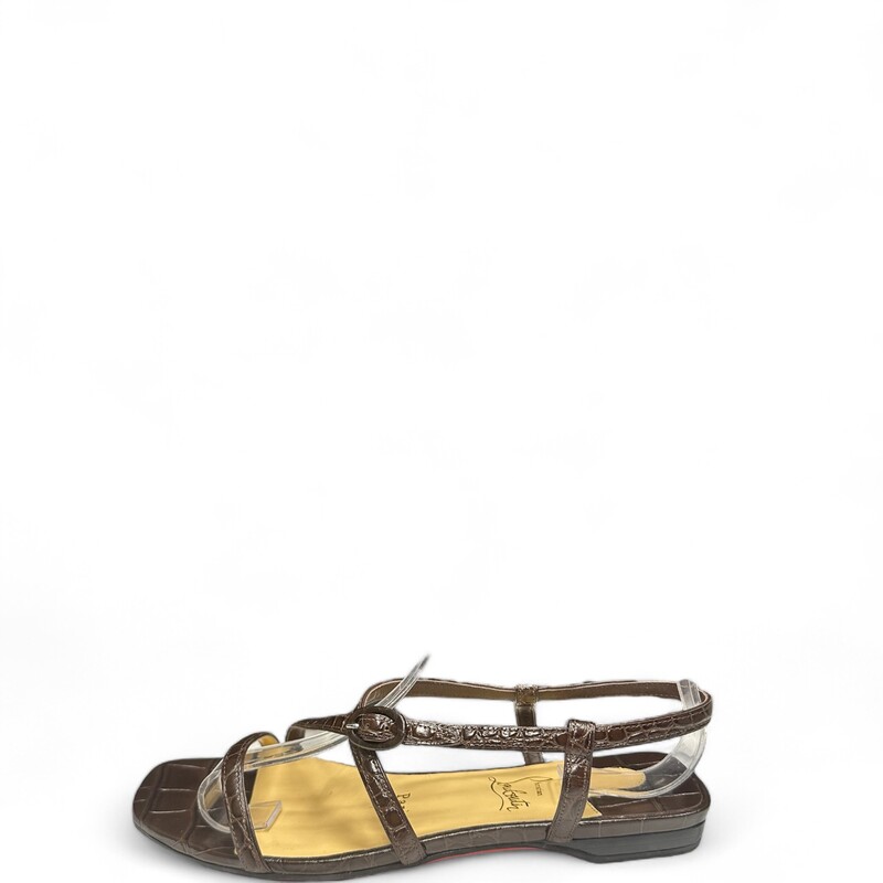 Louboutin Croc Sandals

Brown

Size: 37