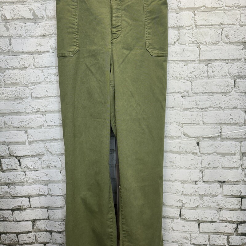 NYDJ Wideleg Cargo, Green, Size: 16