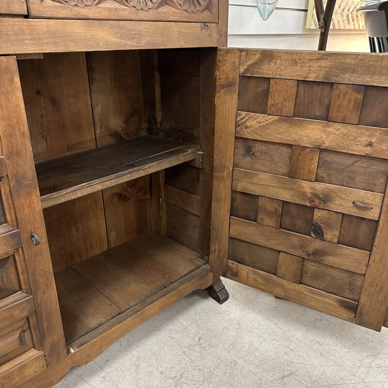 Hand-Carved Cabinet