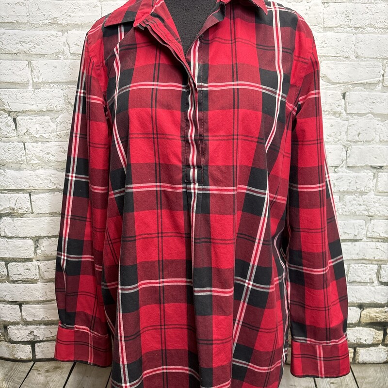 Lands End, Plaid, Size: 14