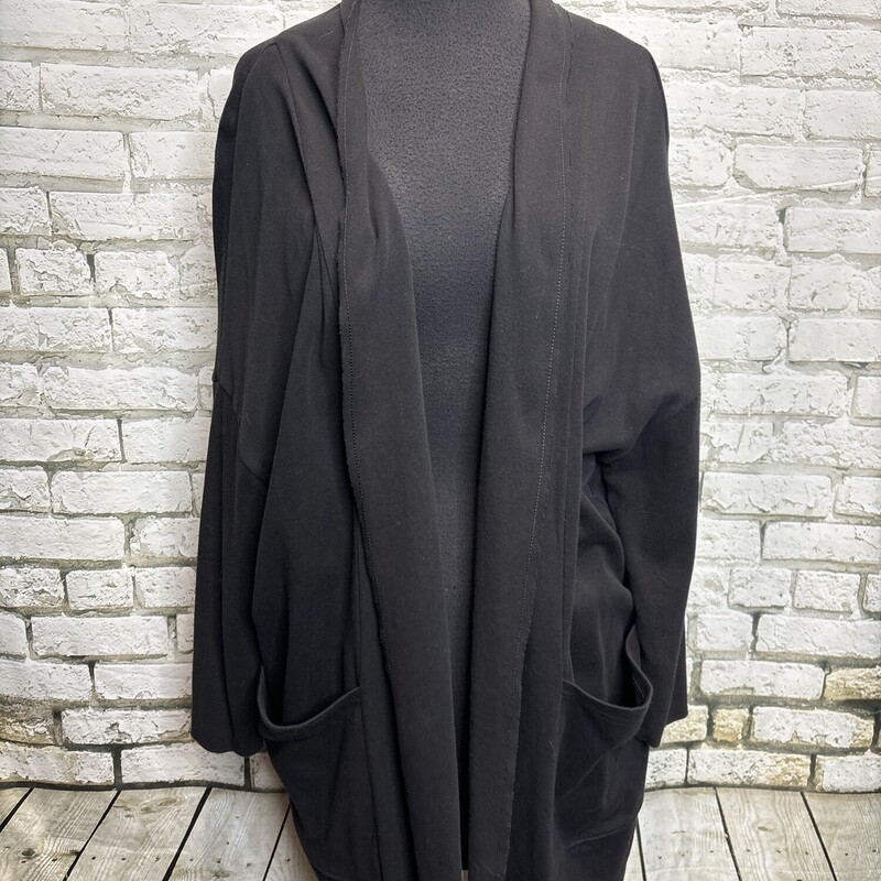 Pact Airplane Cardi, Black, Size: Large