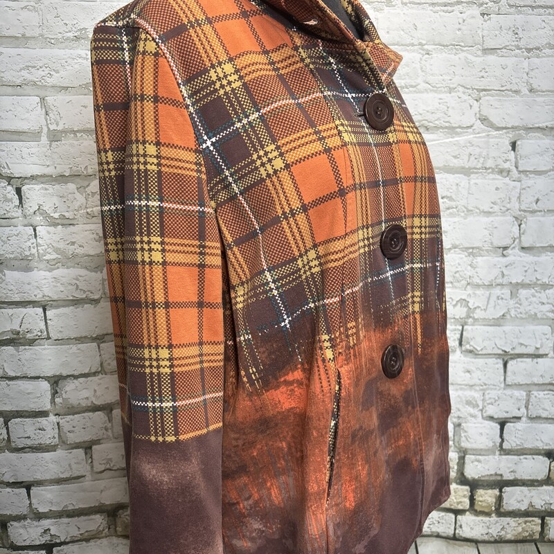 Multiples, Plaid/pr, Size: Medium