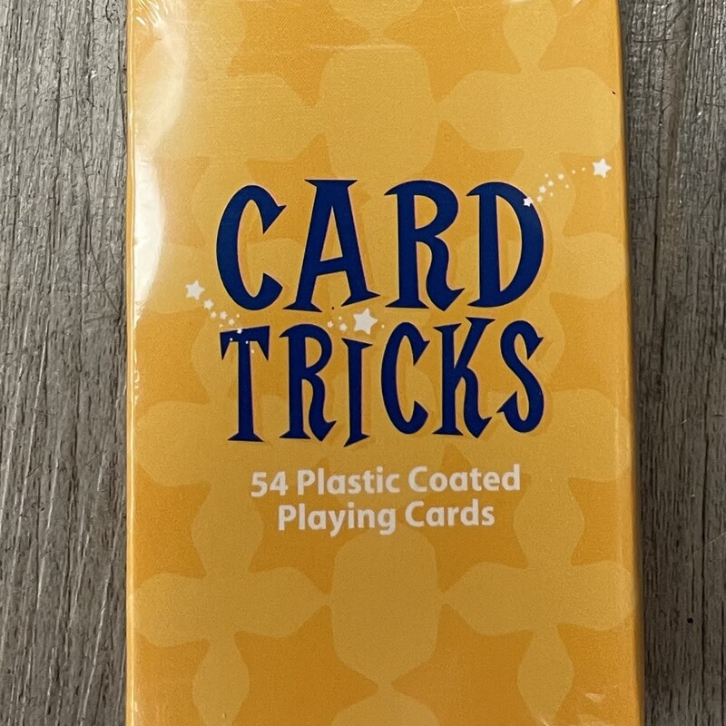 Card Tricks, Yellow, Size: NEW