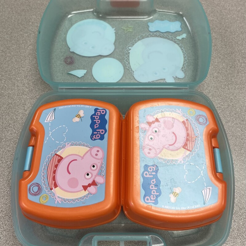 Peppa Pig Lunch Box, Multi, Size: Pre-owned