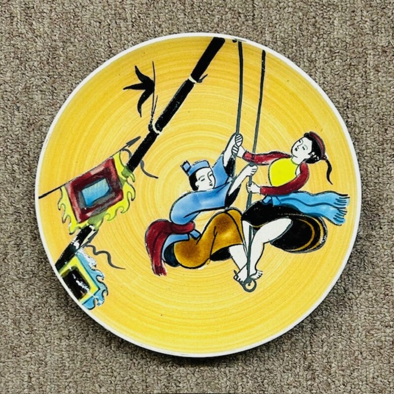 Chinese Dancer Plate
Tan
Size: 8 Dia