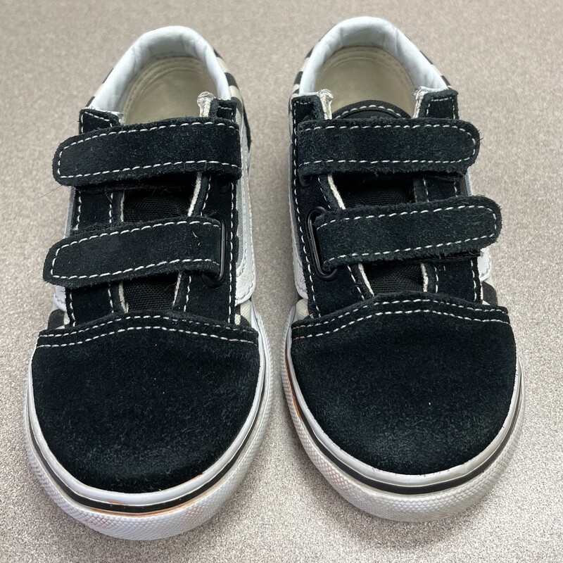 Vans Velcro Shoes, Multi, Size: 6.5T