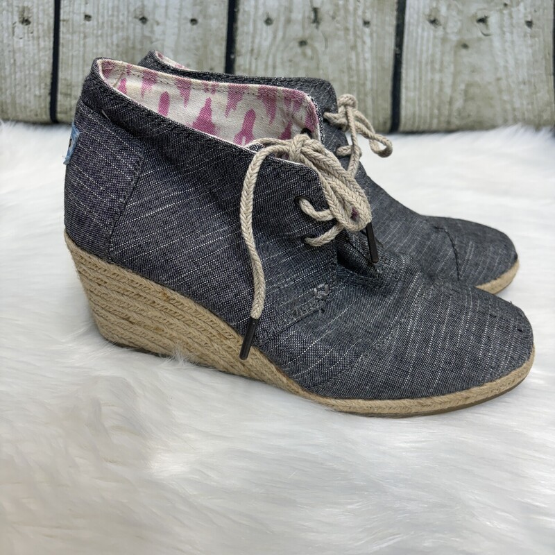 Toms, Denim, Size: 8 1/2