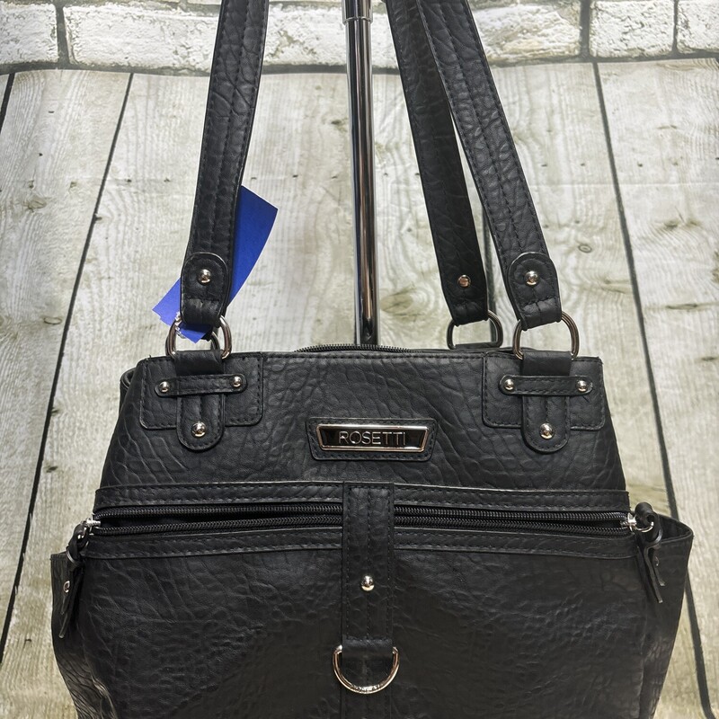 Rosettti, Black, Size: Satchel