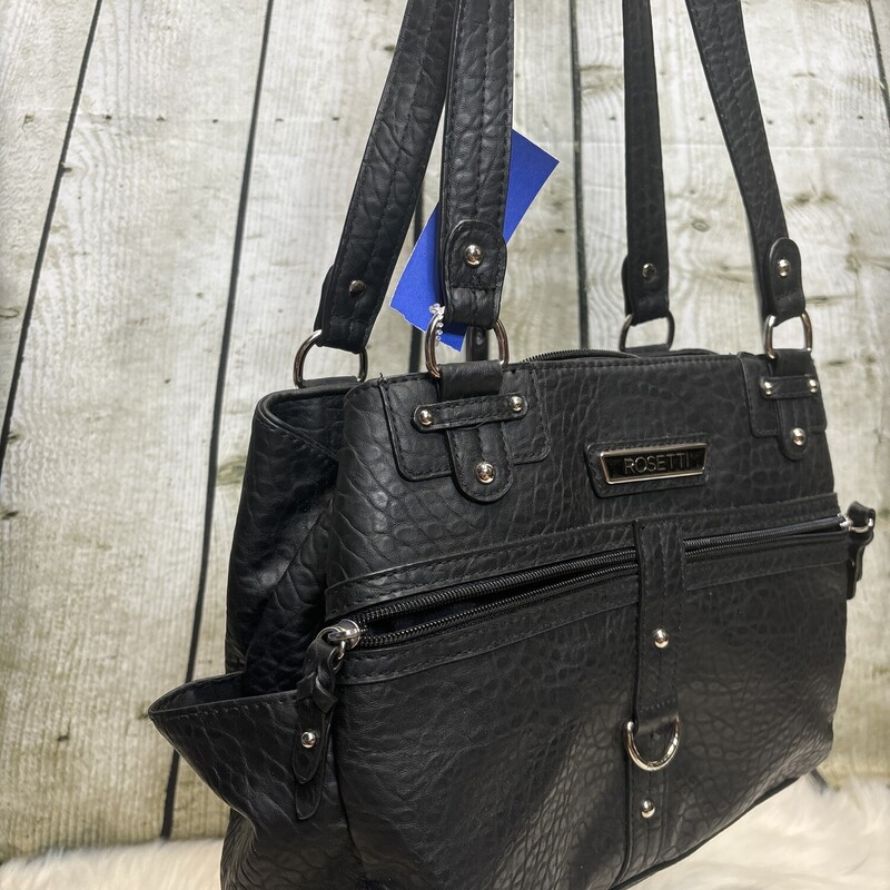 Rosettti, Black, Size: Satchel