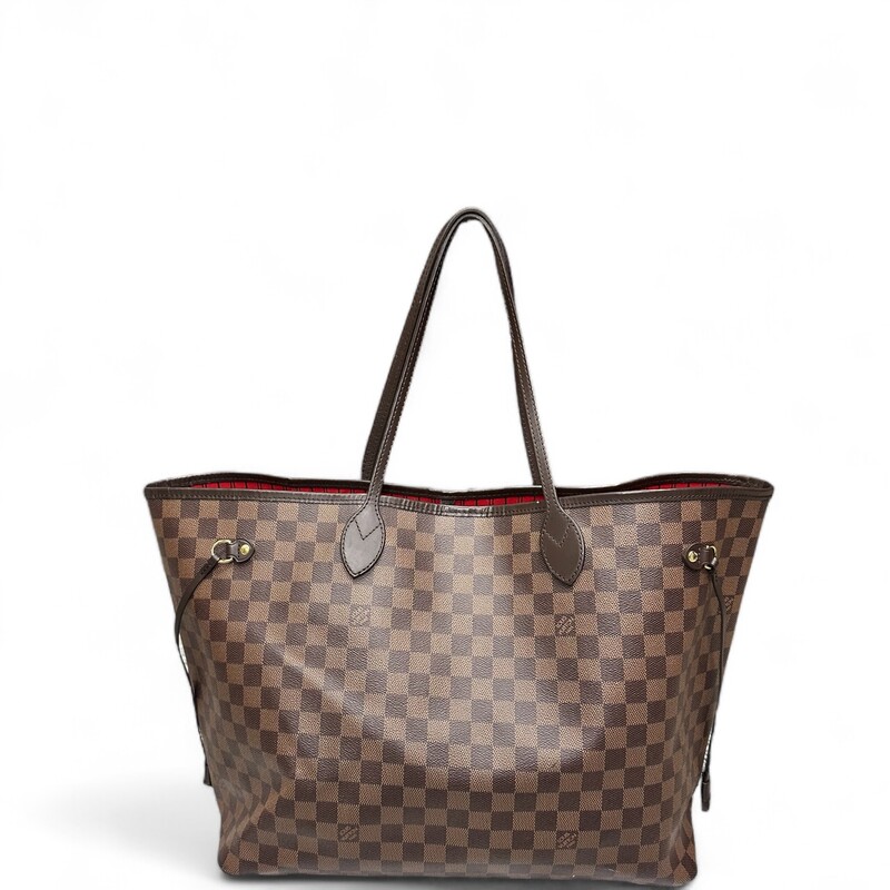 Louis Vuitton Neverfull GM Damier Ebene

Dimensions:
15.4 x 12.6 x 7.5 inches
(length x Height x Width)

Date Code:
Chipped Entrupy will be provided