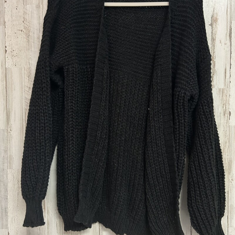 XS Black Knit Cardigan