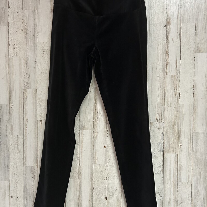 Sz0 Black Velvet Pants, Black, Size: Ladies XS