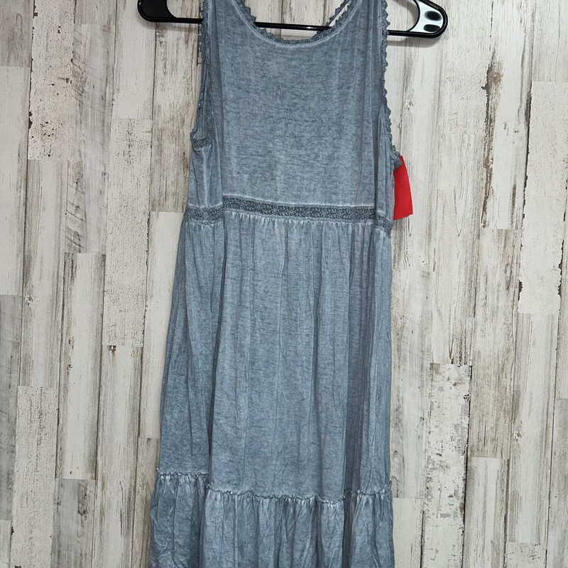 S Blue Lace Trim Tank Dre