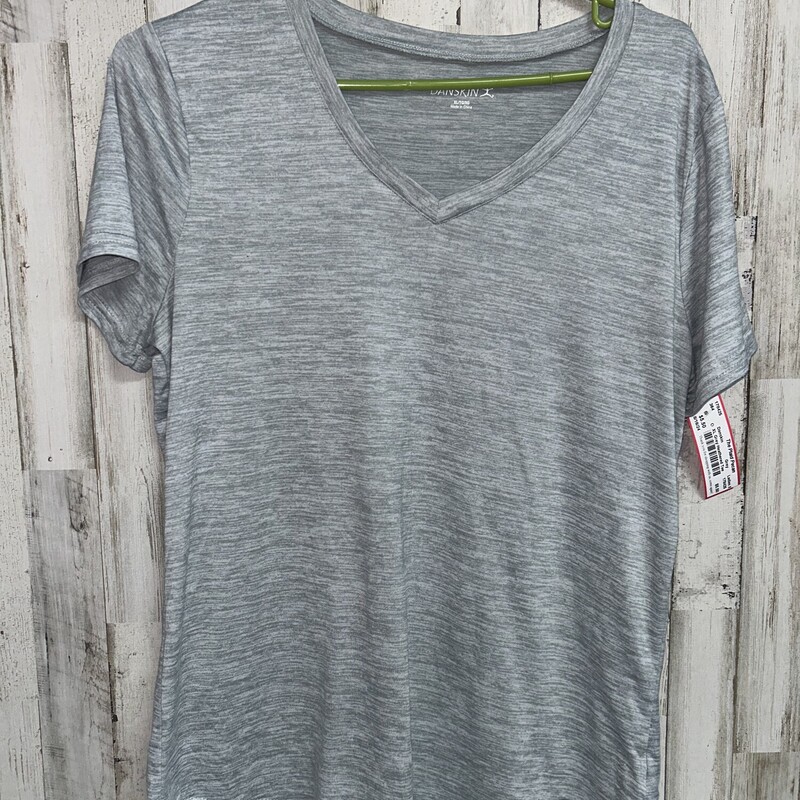 XL Grey Heathered Tee, Grey, Size: Ladies XL