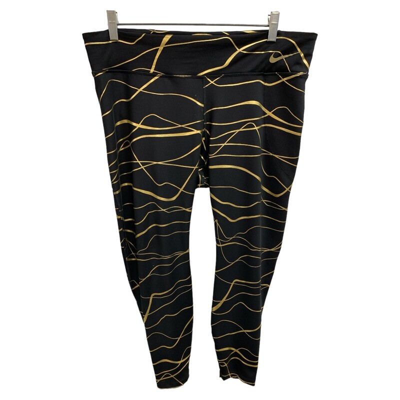 Nike Pants, Blk/gold, Size: 1X