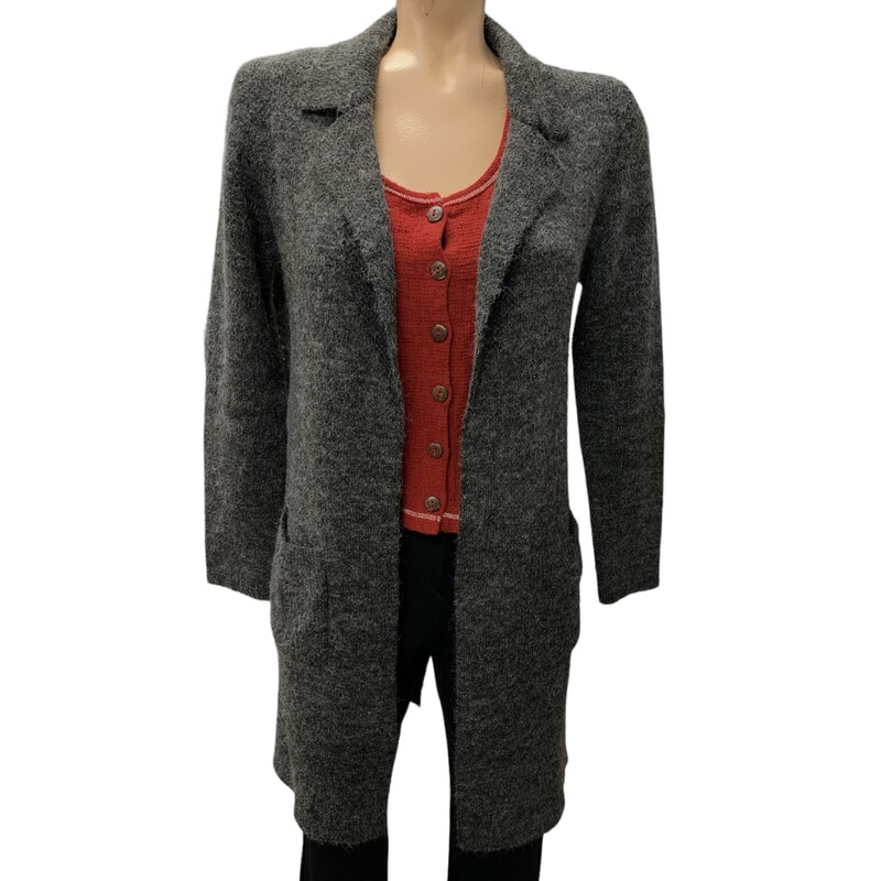 Monteau Cardigan, Grey, Size: S