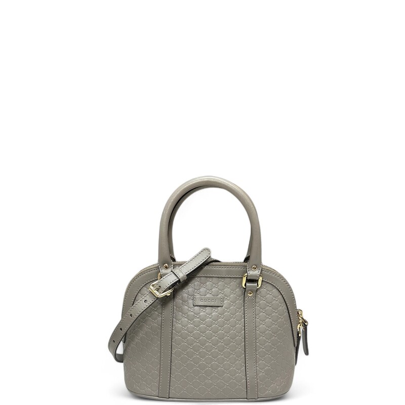 Gucci Grey Microguccissima Leather Mini Dome Bag

Style Code: 449654 000926

Dimensions:
Length: 24 cm,Width: 12 cm,Height: 18 cm
Handle Drop: 10 cm
Shoulder Strap: 45 cm Adjustable