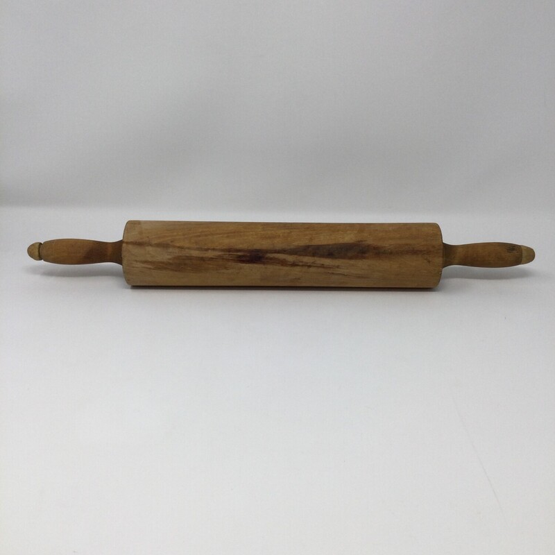 Wooden Rolling Pin,
Wood,
Size: 3 X 19 In