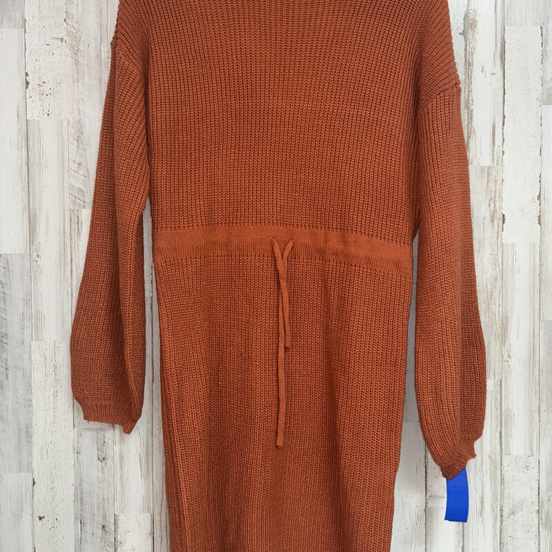 NEW M Rust Knit Dress