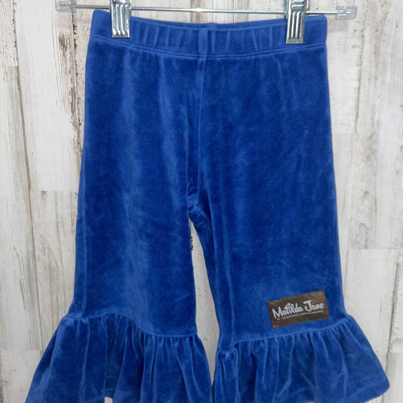 2 Blue Terry Flare Pants