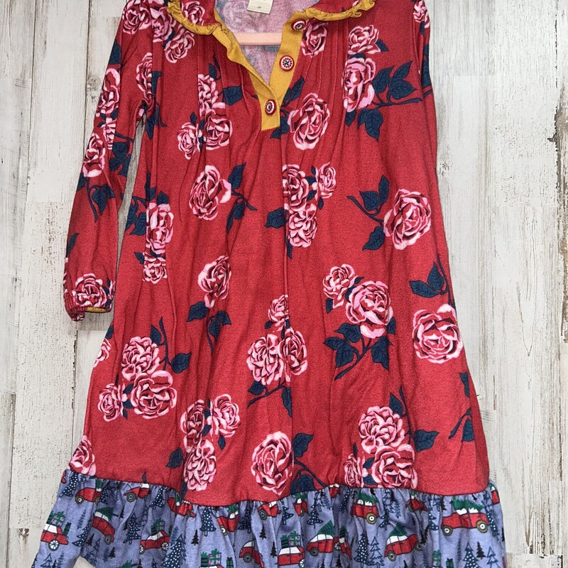 2 Red Floral Night Gown