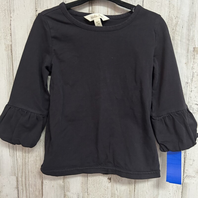 4 Black Puff Sleeve Top