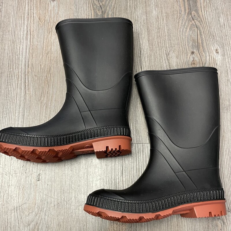 Black Rain Boots, Black, Size: 2Y<br />
NEW!