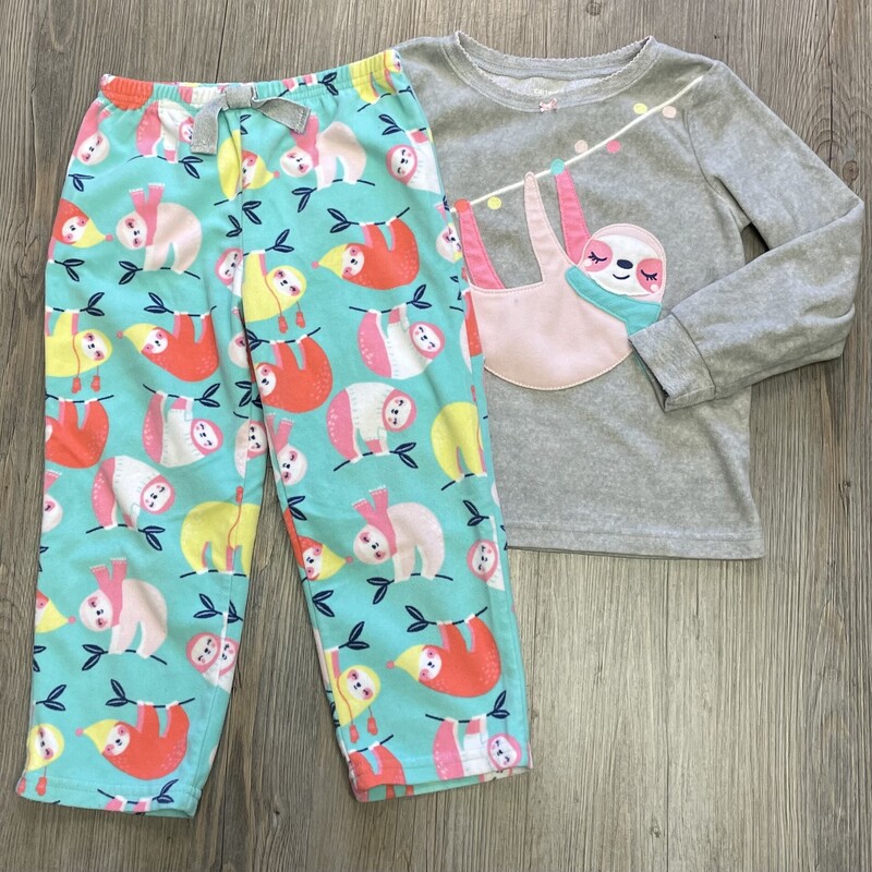 Carters  Fleece Pj Set, Multi, Size: 4Y