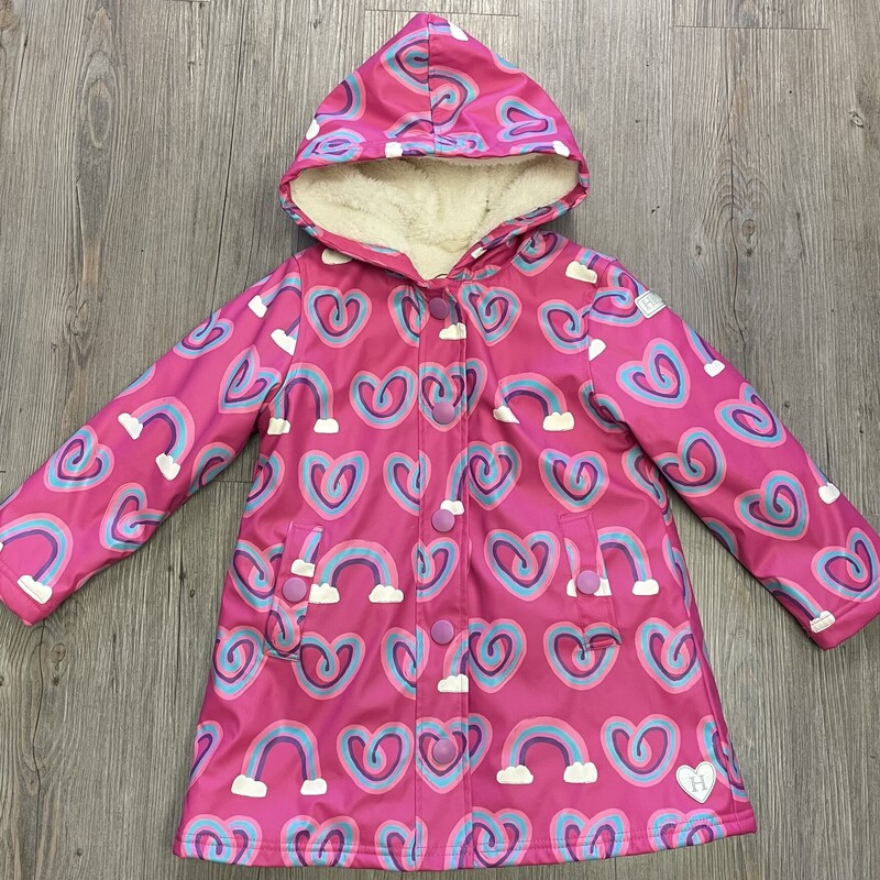 Hatley Rain Jacket Fleecelined, Multi, Size: 5Y