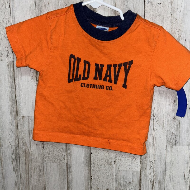 0/6M Orange Old Navy Tee, Orange, Size: Boy 0-9m