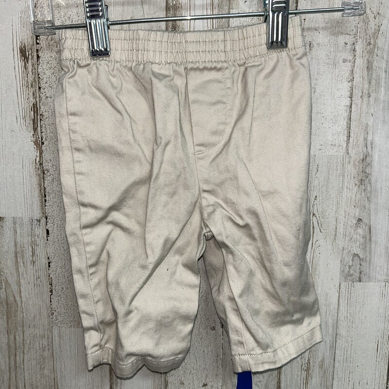 3/6M Pull On Khakis, Khaki, Size: Boy 0-9m