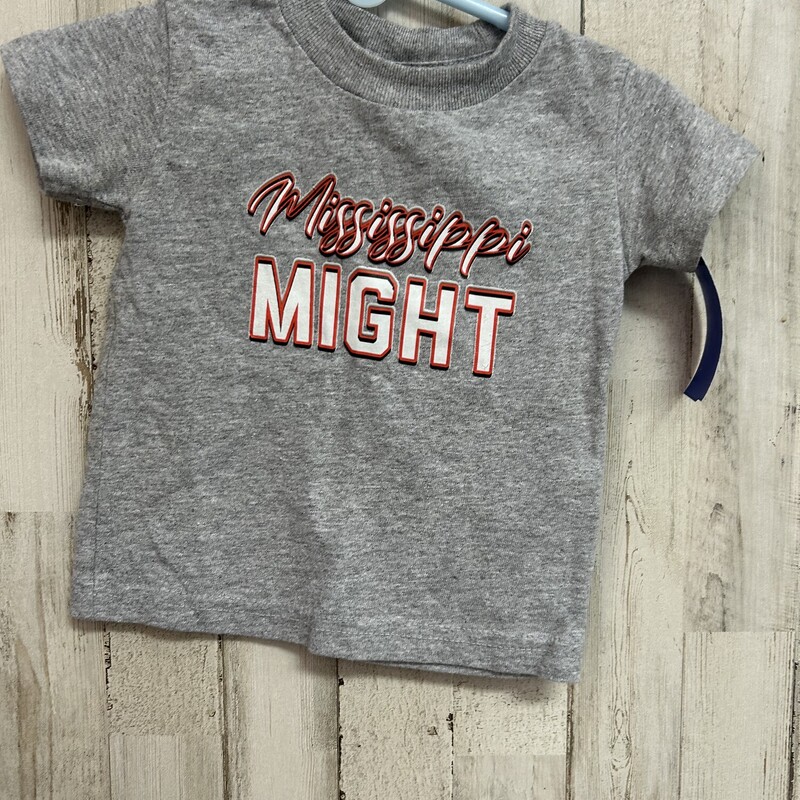 6M Grey Might Tee, Grey, Size: Boy 0-9m