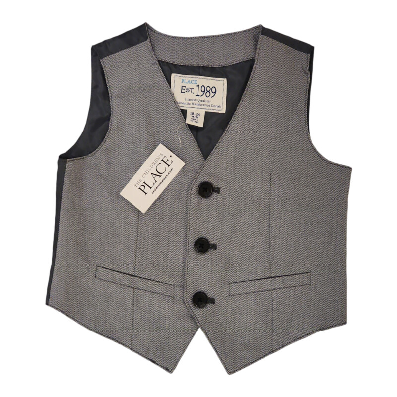 Vest: NWT (Gray), Boy, Size: 18/24m

Located at Pipsqueak Resale Boutique inside the Vancouver Mall or online at:

#resalerocks #pipsqueakresale #vancouverwa #portland #reusereducerecycle #fashiononabudget #chooseused #consignment #savemoney #shoplocal #weship #keepusopen #shoplocalonline #resale #resaleboutique #mommyandme #minime #fashion #reseller

All items are photographed prior to being steamed. Cross posted, items are located at #PipsqueakResaleBoutique, payments accepted: cash, paypal & credit cards. Any flaws will be described in the comments. More pictures available with link above. Local pick up available at the #VancouverMall, tax will be added (not included in price), shipping available (not included in price, *Clothing, shoes, books & DVDs for $6.99; please contact regarding shipment of toys or other larger items), item can be placed on hold with communication, message with any questions. Join Pipsqueak Resale - Online to see all the new items! Follow us on IG @pipsqueakresale & Thanks for looking! Due to the nature of consignment, any known flaws will be described; ALL SHIPPED SALES ARE FINAL. All items are currently located inside Pipsqueak Resale Boutique as a store front items purchased on location before items are prepared for shipment will be refunded.