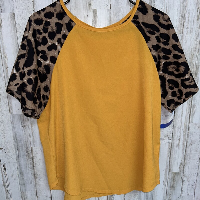 0X Yellow Cheetah Sleeve, Yellow, Size: Ladies XL