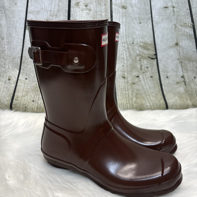 Hunter, Burgundy, Size: 10