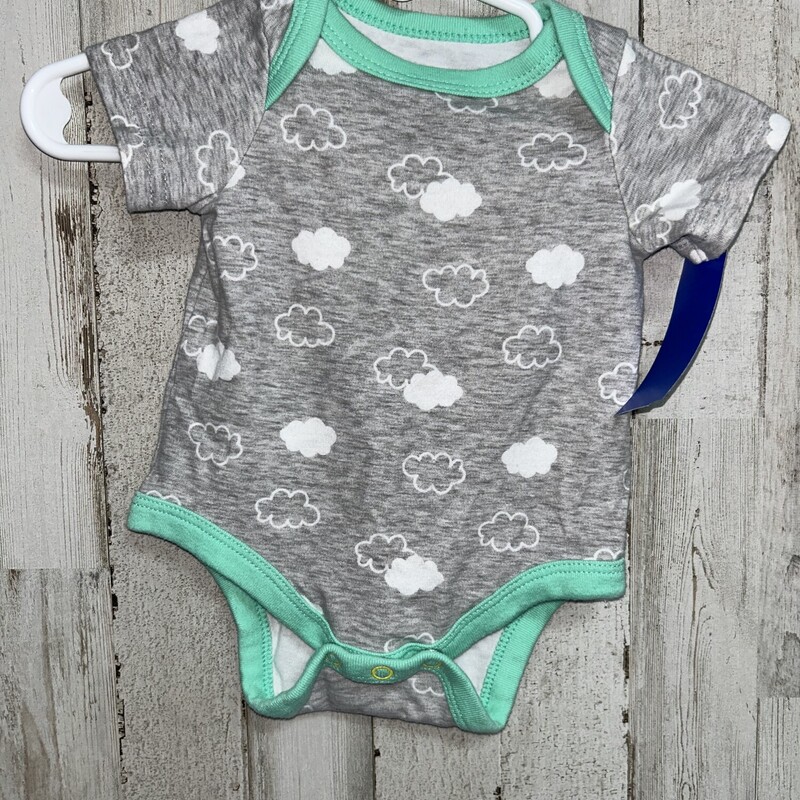 NB Grey Cloud Onesie